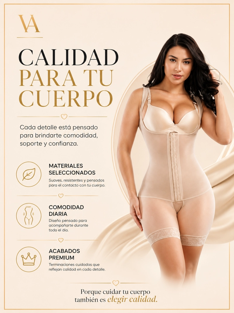 FAJA TIPO COLOMBIANA REDUCTORA LEVANTA COLA ORMA PEQUEÑA - 7