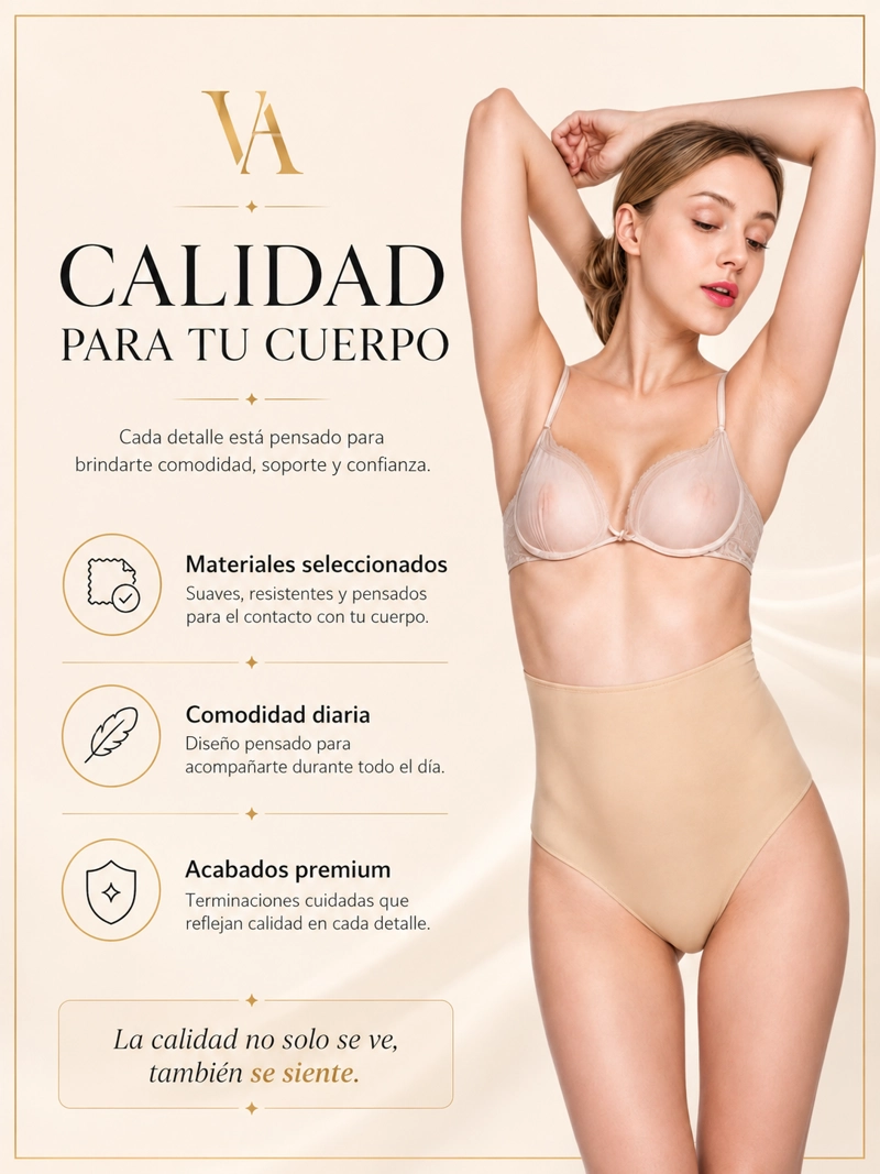 CALZÓN FAJA MUJER VICALLY FASHION REDUCTORA CONTROL ABDOMINAL - 8