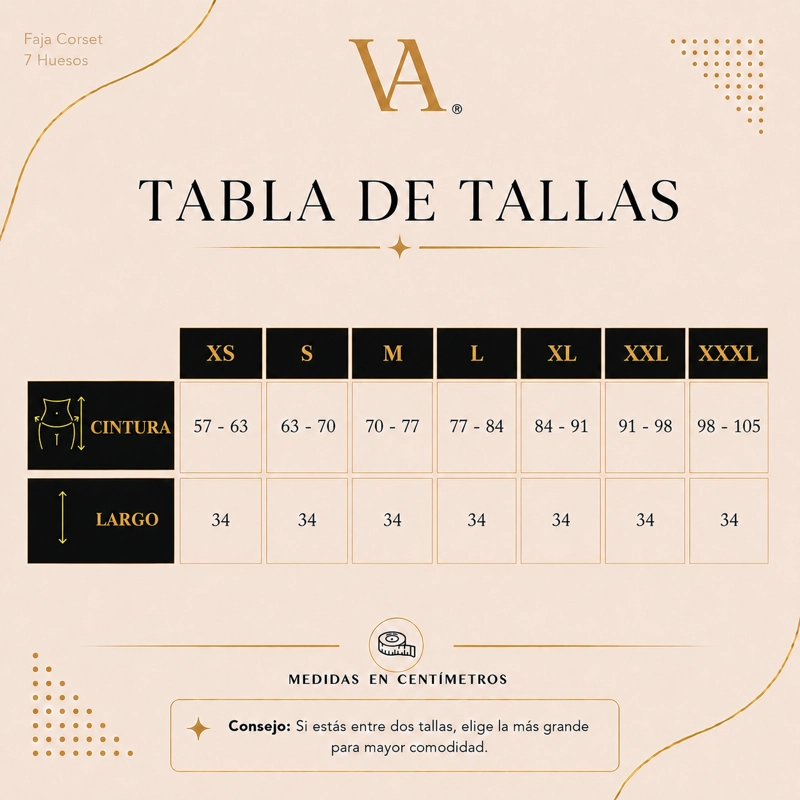 FAJA MUJER VICALLY FASHION CORSET 7 HUESOS - 5