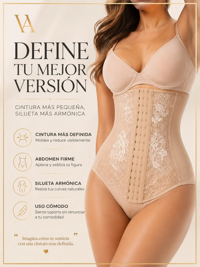 FAJA MUJER VICALLY FASHION CORSET 7 HUESOS - 6