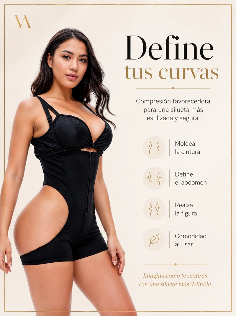 FAJA REDUCTORA LEVANTA COLA ESTILO COLOMBIANA - 4