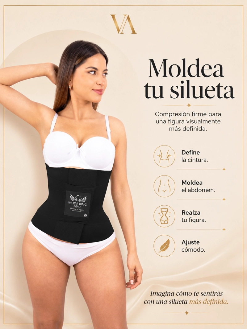 FAJA MUJER RELOJ DE ARENA MODA KING ORIGINAL - 5