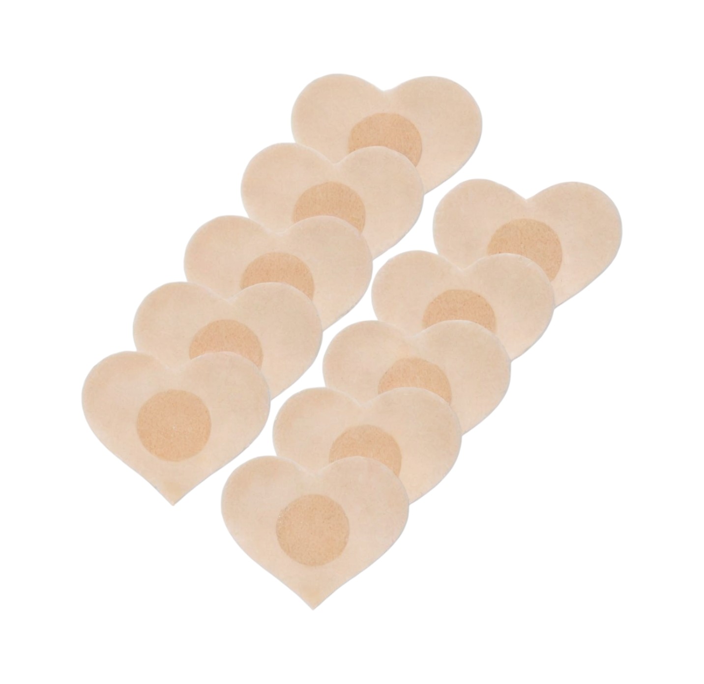 PACK X10 PEZONERAS PARCHES CUBRE PEZÓN MUJER VICALLY FASHION ADHESIVAS TAPAS INVISIBLES - 1