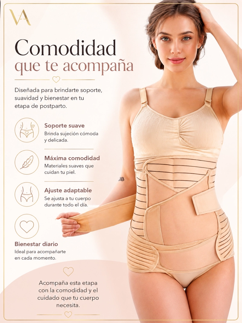 Faja Maternidad 3 En 1 Postparto - 8