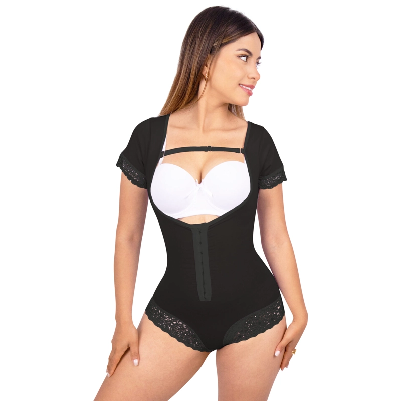 FAJA BODY MUJER PREMIUM MANGA CORTA MODA KING ORIGINALES - 3