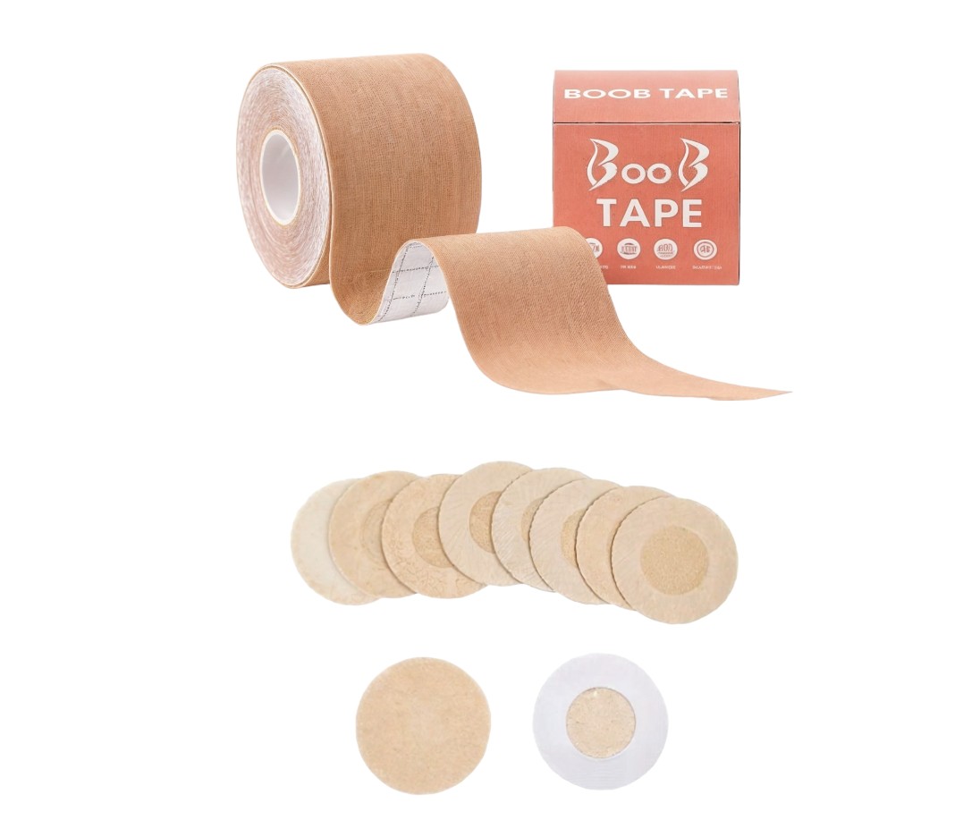 CINTA LEVANTA PECHO 5CM + 10 PEZONERAS DESECHABLES - 1