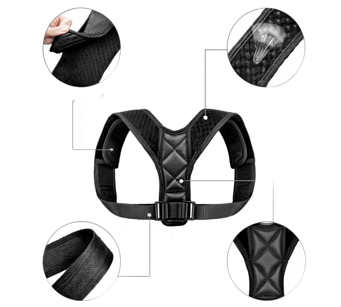 CORRECTOR VICALLY FASHION POSTURA ESPALDA ACOLCHADA UNISEX AJUSTABLE - 5