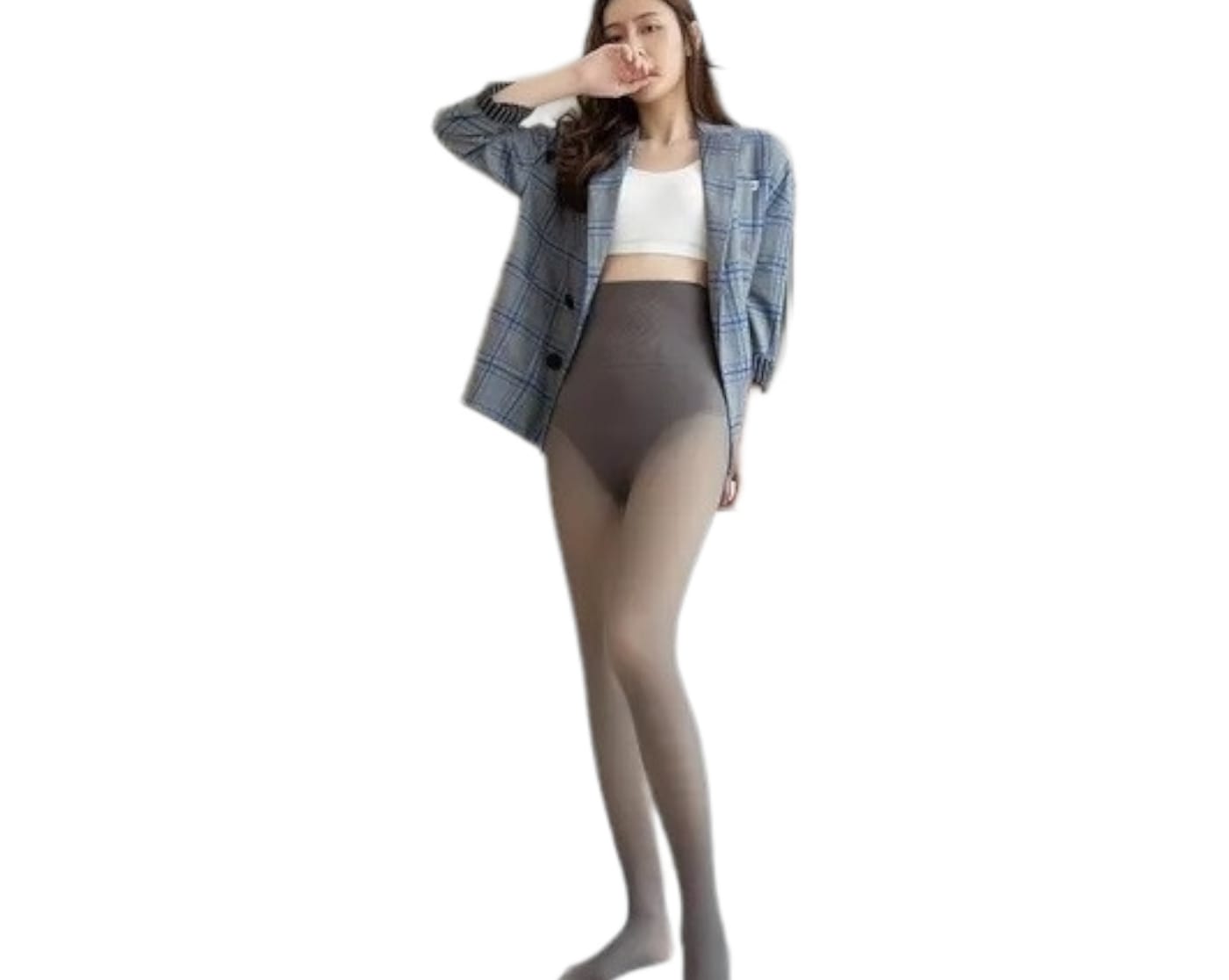 PANTY TRASLUCIDA CON FAJAEFECTO PIEL SIN MALLA CON POLAR - 3