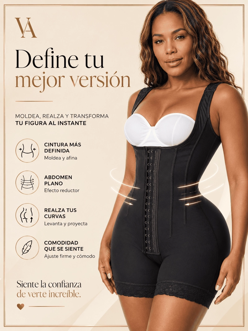 FAJA MUJER VICALLY FASHION 7 HUESOS MODELADORA Y REDUCTORA LEVANTA COLA - 3