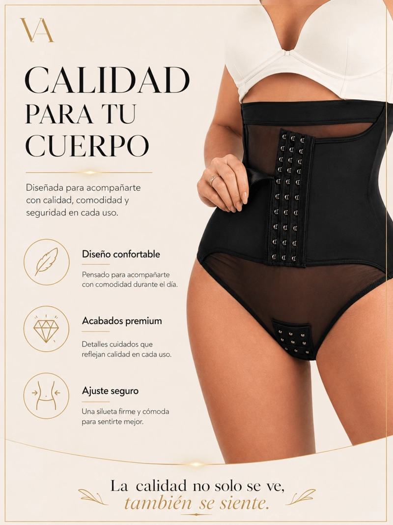 CALZÓN FAJA MUJER VICALLY FASHION COMPRIME Y MODELA ABDOMEN Y CINTURA - 7