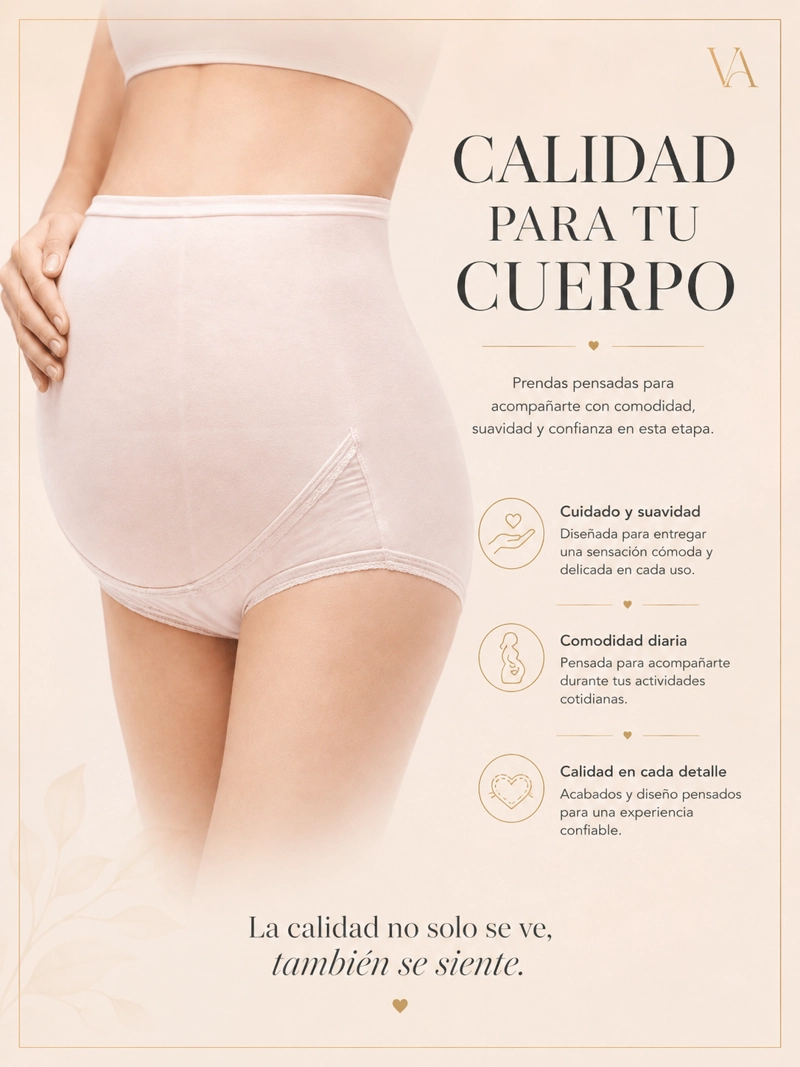 CALZÓN TIRO ALTO MUJER VICALLY FASHION MATERNAL - 7