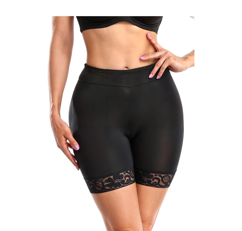 FAJA SHORT CON VARILLAS Y SILICONA ANTIDESLIZANTE LEVANTA COLA - 4