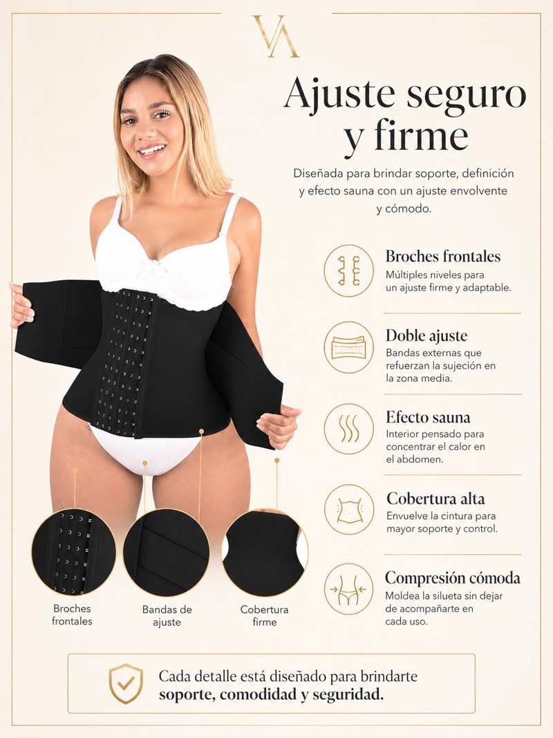 FAJA CINTURILLA UNISEX MODA KING SAUNA DE NEOPRENO PERÚ - 9