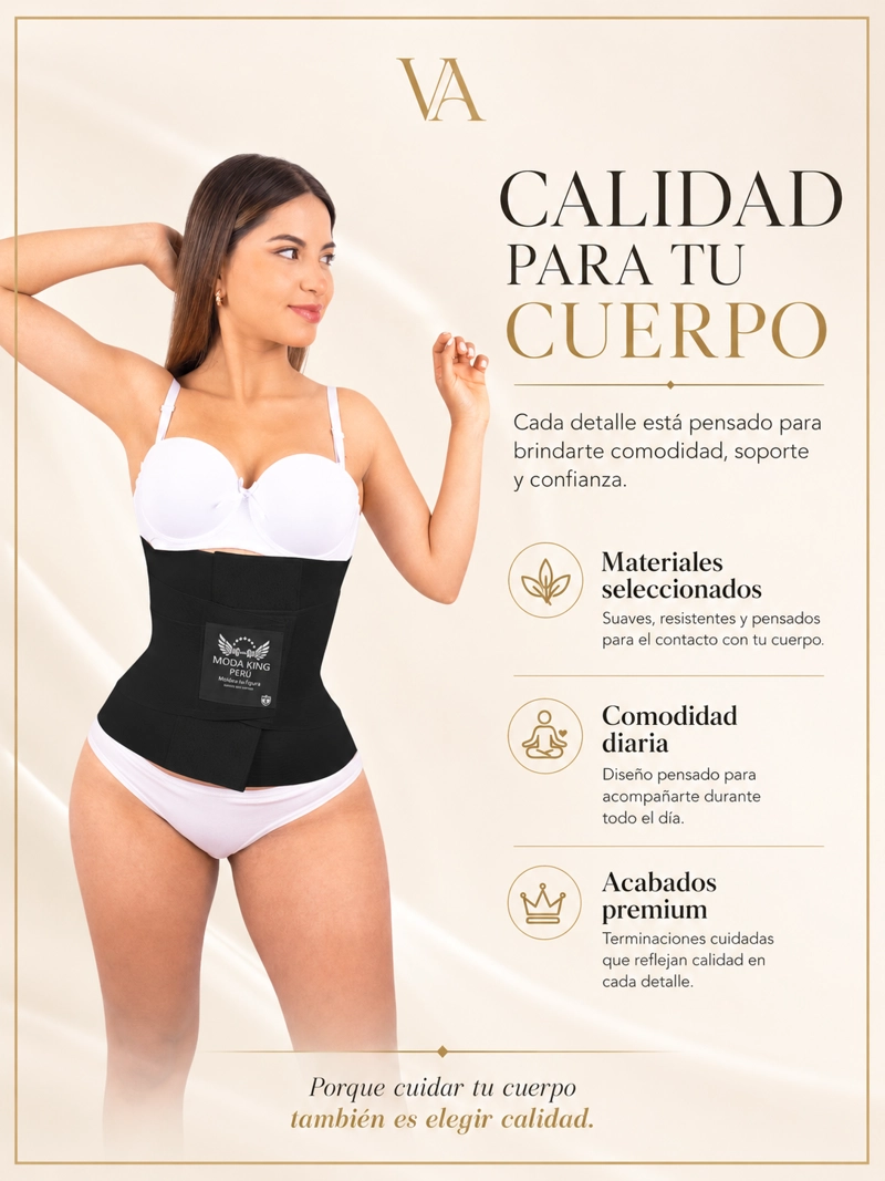 FAJA MUJER MODA KING RELOJ DE ARENA ORIGINAL CINTURILLA - 7
