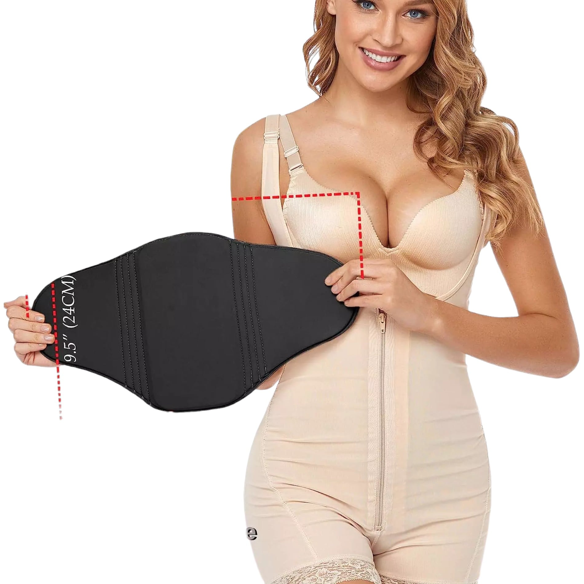 TABLA ABDOMINAL UNISEX VICALLY FASHION TABLA MARIPOSA POSTQUIRÚRGICO - 2