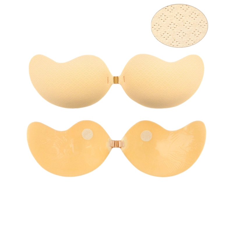 SOSTÉN MUJER VICALLY FASHION ADHERIBLE KISS BRA INVISIBLE FORMA DE MARIPOSA - 2