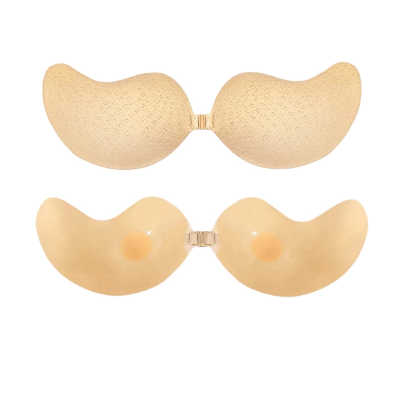 SOSTÉN MUJER VICALLY FASHION ADHERIBLE KISS BRA INVISIBLE FORMA DE MARIPOSA - 5