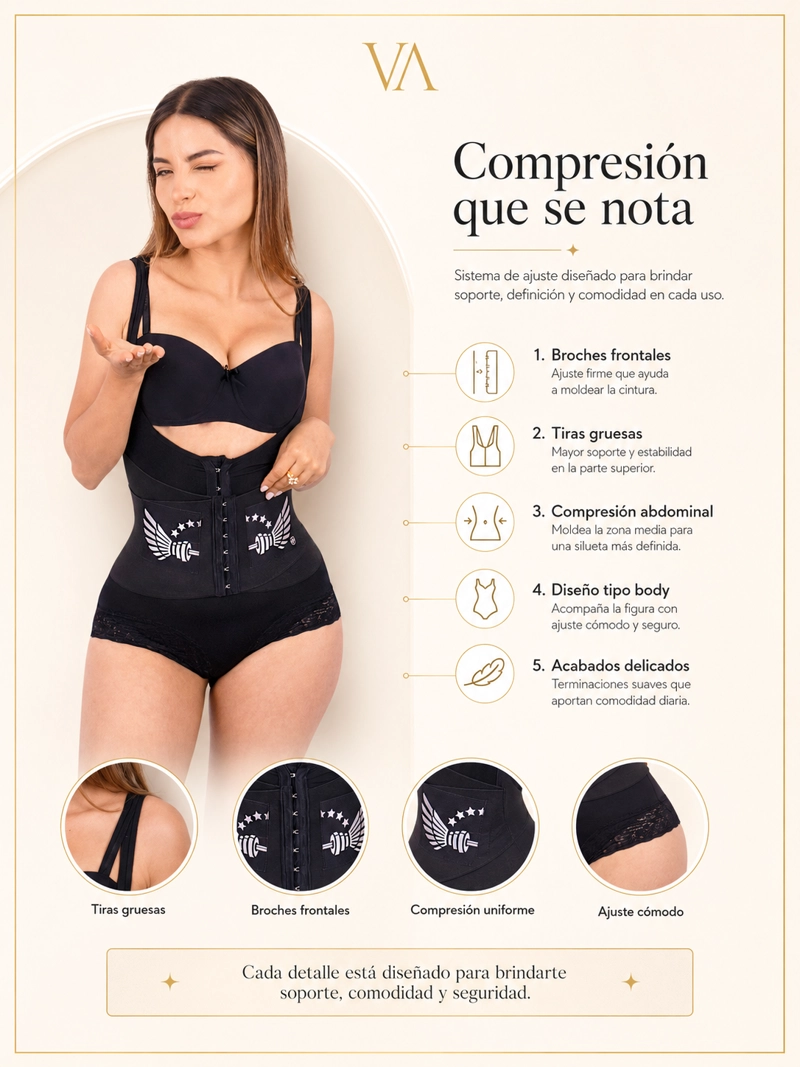 BODY MUJER PREMIUM RELOJ DE ARENA TIRA GRUESA MODA KING PERÚ - 3