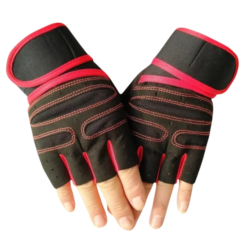GUANTES VICALLY FASHION GIMNASIO EJERCICIO PESAS TREKING MULTIFUNCIONAL - 3