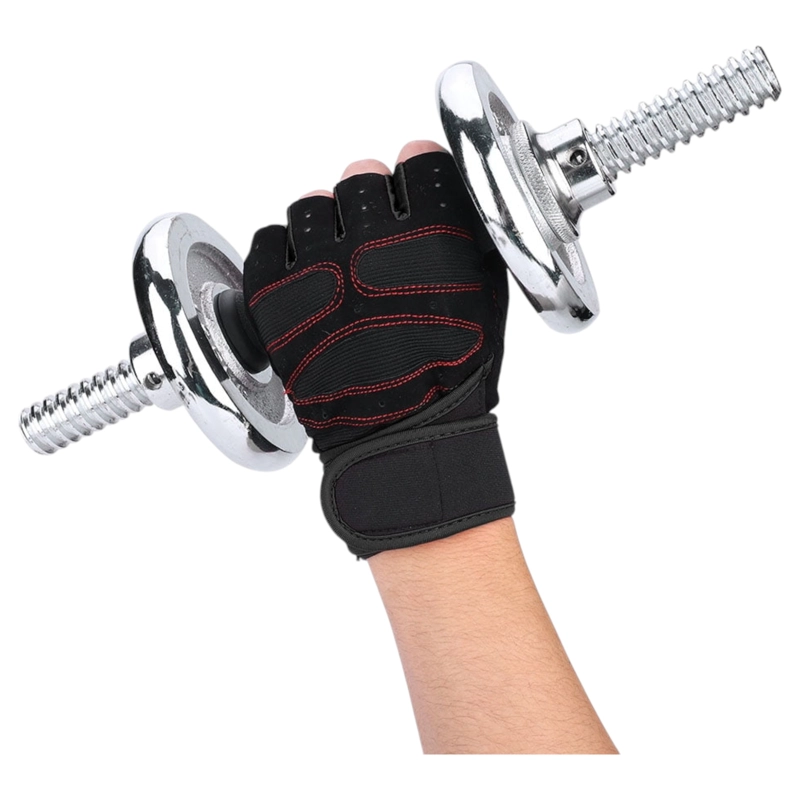 GUANTES VICALLY FASHION GIMNASIO EJERCICIO PESAS TREKING MULTIFUNCIONAL - 4
