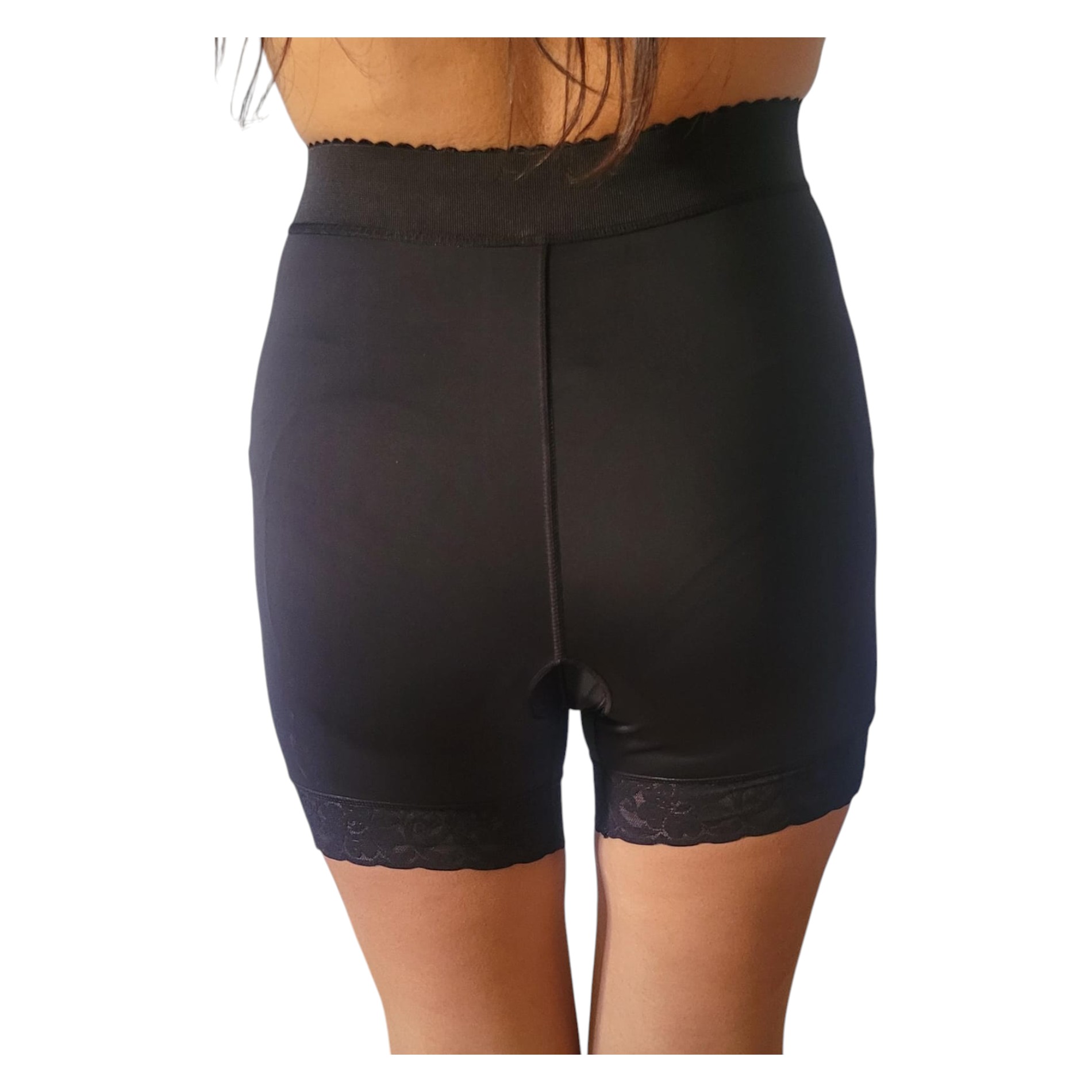 FAJA SHORT CON VARILLAS Y SILICONA ANTIDESLIZANTE ABIERTA - 2