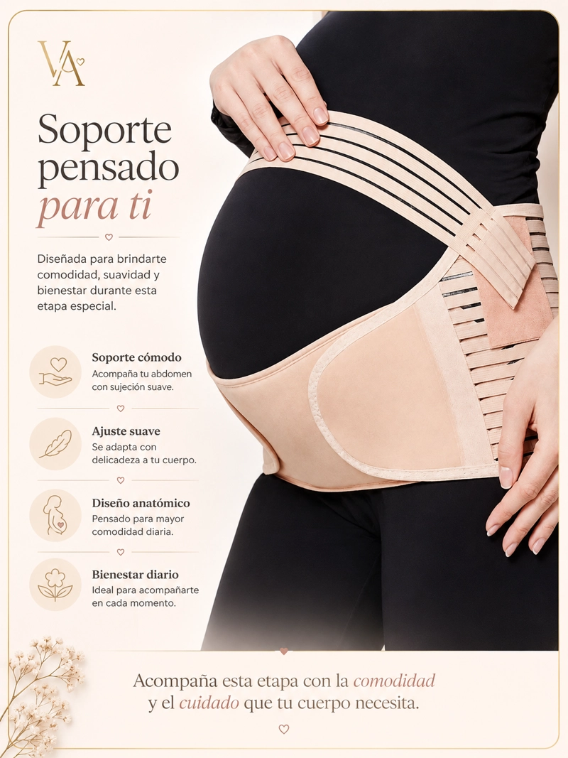 FAJA MUJER VICALLY FASHION PRENATAL 3 EN 1 MATERNAL - 4