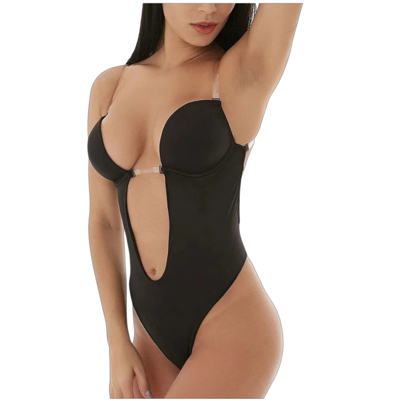 BODY MODELADOR ESPALDA ESCOTADA CON PUSH UP - 1