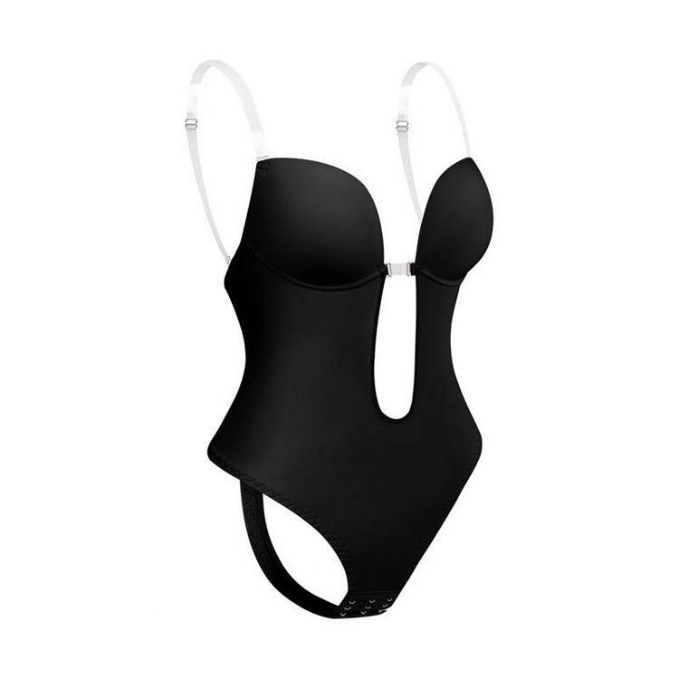 BODY MODELADOR ESPALDA ESCOTADA CON PUSH UP - 4