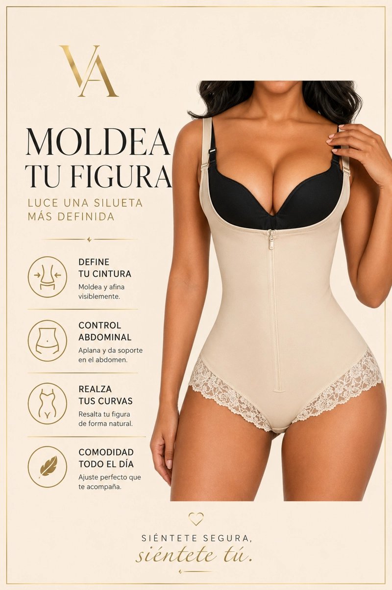 FAJA BODY ESTILO COLOMBIANA DE ALTA COMPRESION - 9