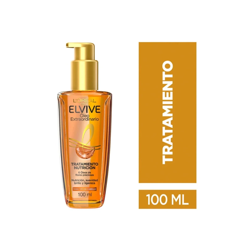 ACEITE L'ORÉAL ELVIVE OLEO EXTRAORDINARIO TODO TIPO DE CABELLO 100 ML - 1