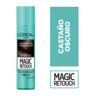 SPRAY L'ORÉAL COLORACIÓN MAGIC RETOUCH CASTAÑO OSCURO 75 ML - 1