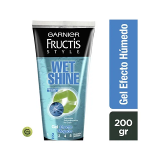 GEL GARNIER FRUCTIS STYLE WET SHINE EFECTO MOJADO 200 ML - 1