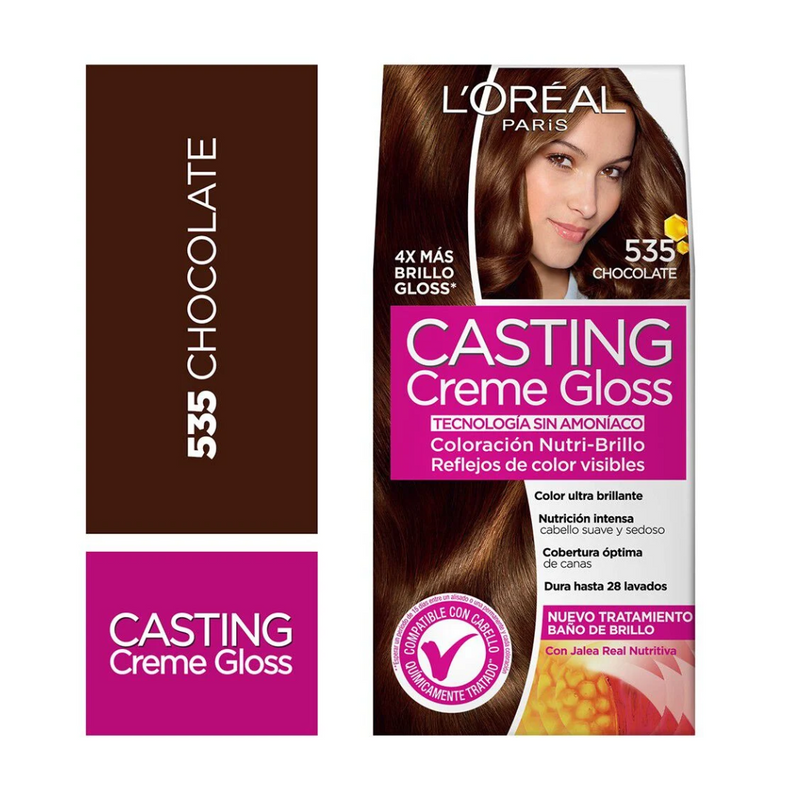 TINTE L'ORÉAL CASTING CREME GLOSS 535 CHOCOLATE - 1