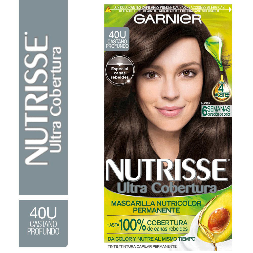 TINTE GARNIER NUTRISSE ULT COB 40U CASTAÑO PROFUNDO - 1