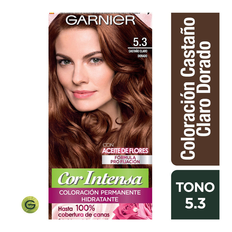 TINTE COR INTENSA 5.3 CASTAÑO CLARO DORADO GARNIER - 1
