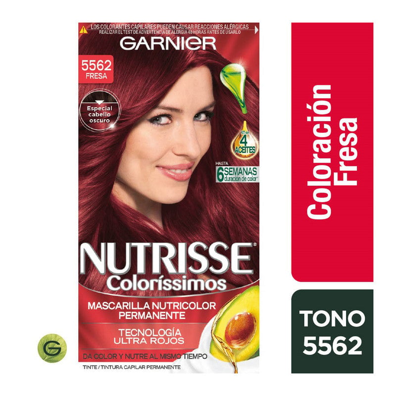 TINTE GARNIER NUTRISSE COLORÍSSIMOS 5562 FRESA - 1