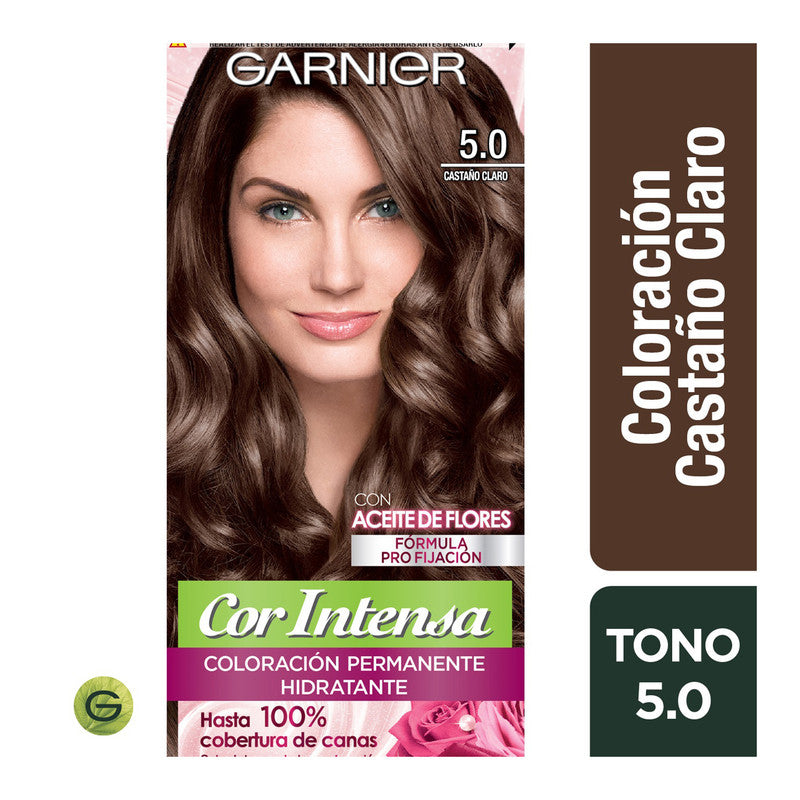 TINTE COR INTENSA 5.0 CASTAÑO CLARO GARNIER - 1