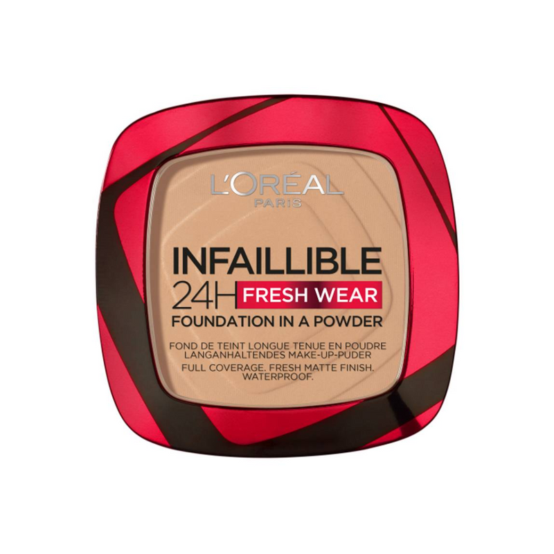 POLVO L'ORÉAL PARIS COMPACTO MATE INFALIBLE 24H 140 CASHMERE - 1