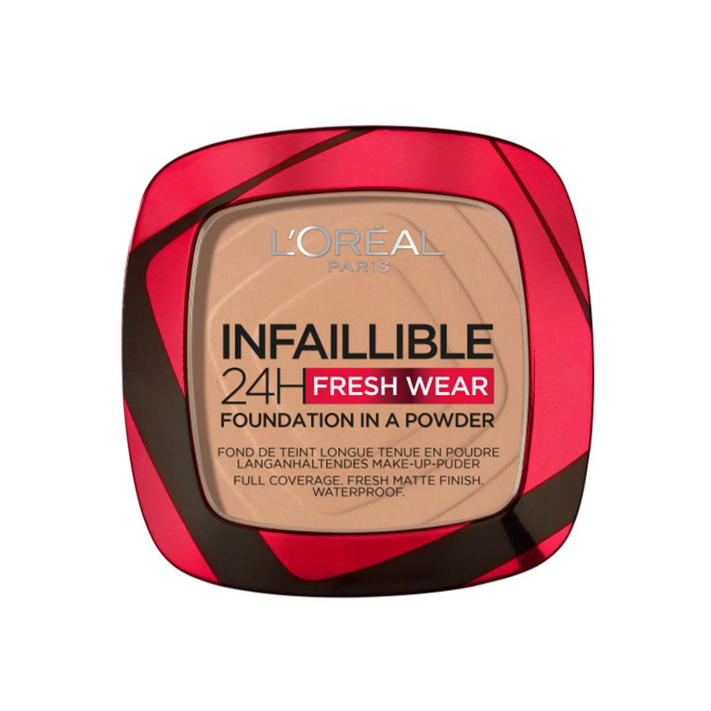 POLVO L'ORÉAL PARIS COMPACTO MATE INFALIBLE 24H 220 CASHMERE - 1