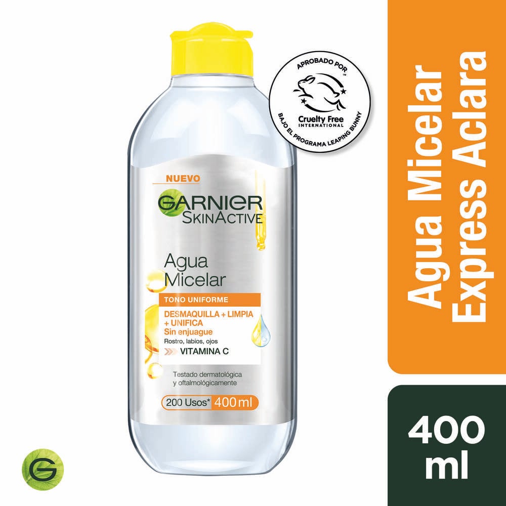 AGUA MICELAR GARNIER EXPRESS ACLARA - 1