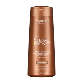 AUTOBRONCEANTE L'ORÉAL ILUMINADOR TONO MEDIO SUBLIME BRONZE - 1