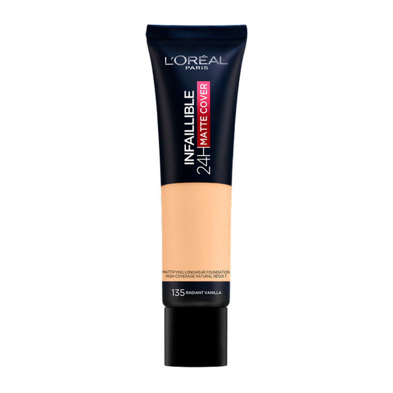 BASE L'ORÉAL INFALLIBLE MATTE COVER FDTNU FRITES 135 RADIANT VANILLA - 1