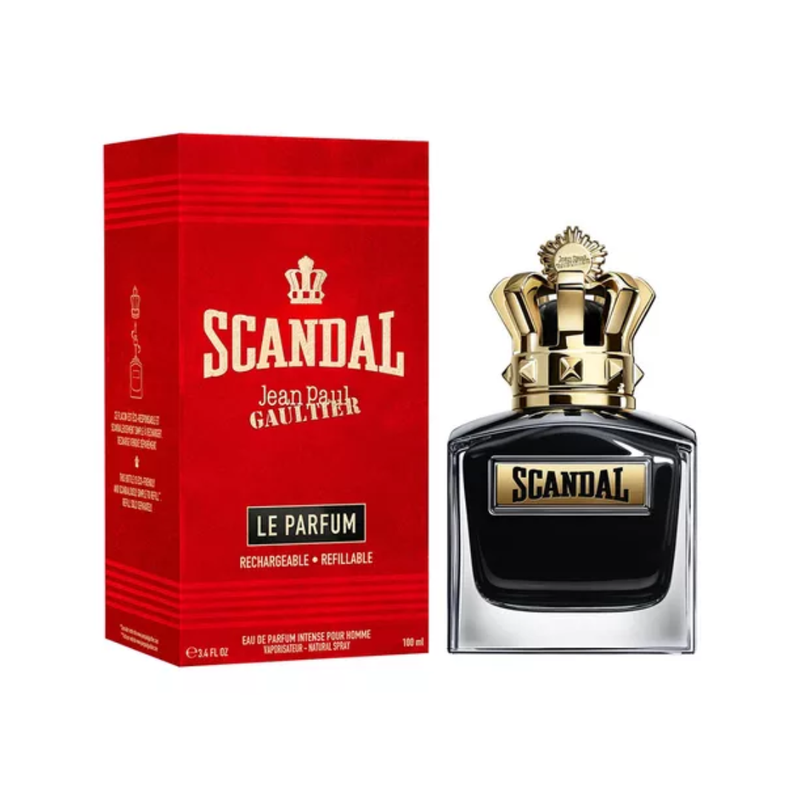 PERFUME JEAN PAUL GAULTIER SCANDAL LE PARFUM EDP INTENSE POUR HOMME 100 ML RECARGABLE - 1