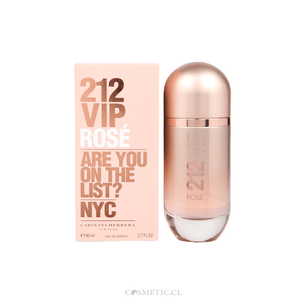 PERFUME CAROLINA HERRERA 212 VIP ROSE MUJER EDP 80 ML - 1