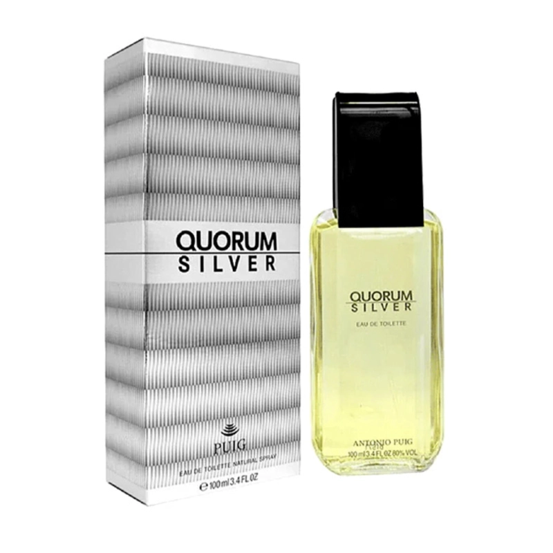 PERFUME QUORUM SILVER HOMBRE EDT 100 ML - 1