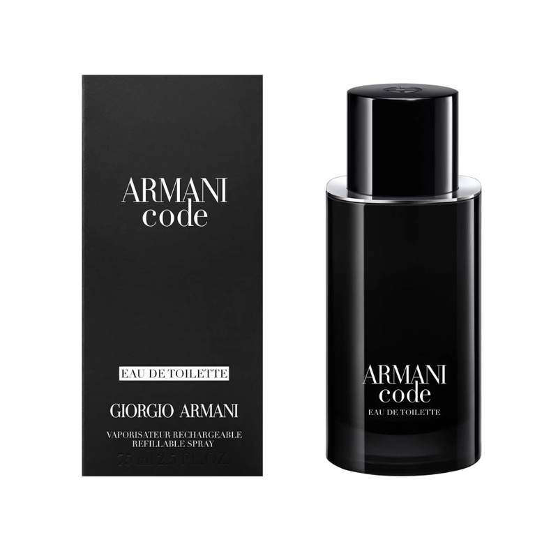 GIORGIO ARMANI CODE EDT 75 ML HOMBRE RECARGABLE - 1