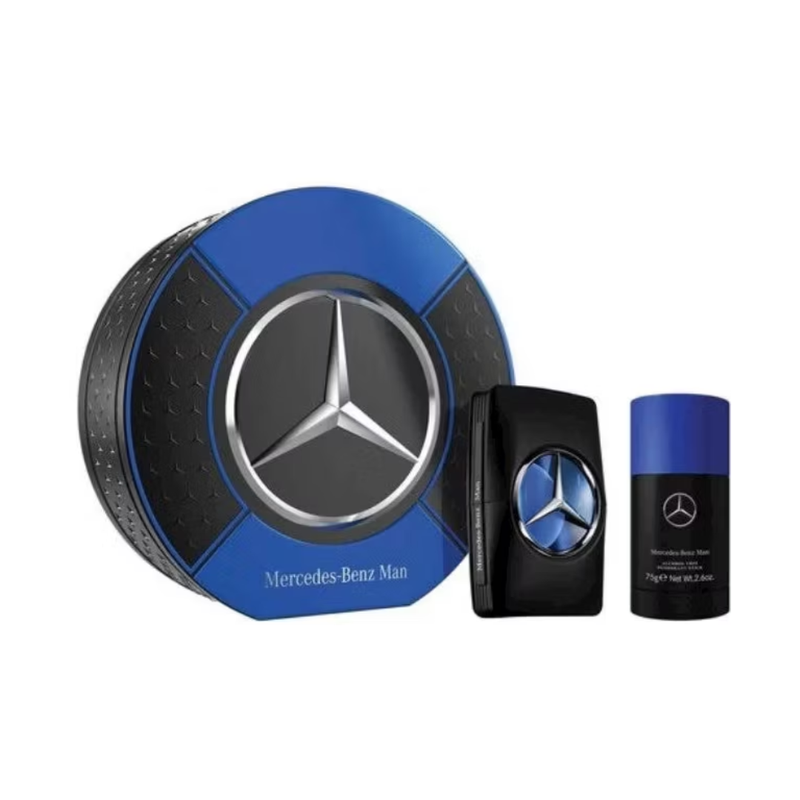 PERFUME MERCEDES BENZ ESTUCHE HOMBRE EDT 100 ML + DESODORANTE STICK 75G. - 1