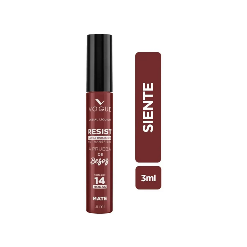 LABIAL VOGUE LÍQUIDO RESIST SIENTE 3 ML - 1