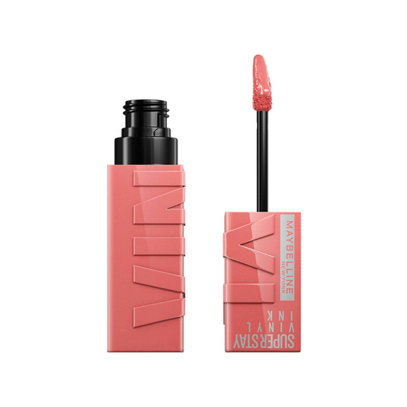 LABIAL MAYBELLINE SUPER STAY VINYL INK 100 CHARMED - 1