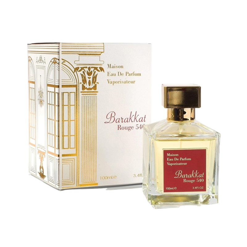 PERFUME FRAGRANCE WORLD BARAKKAT ROUGE 540 MAISON UNISEX EDP 100 ML - 1